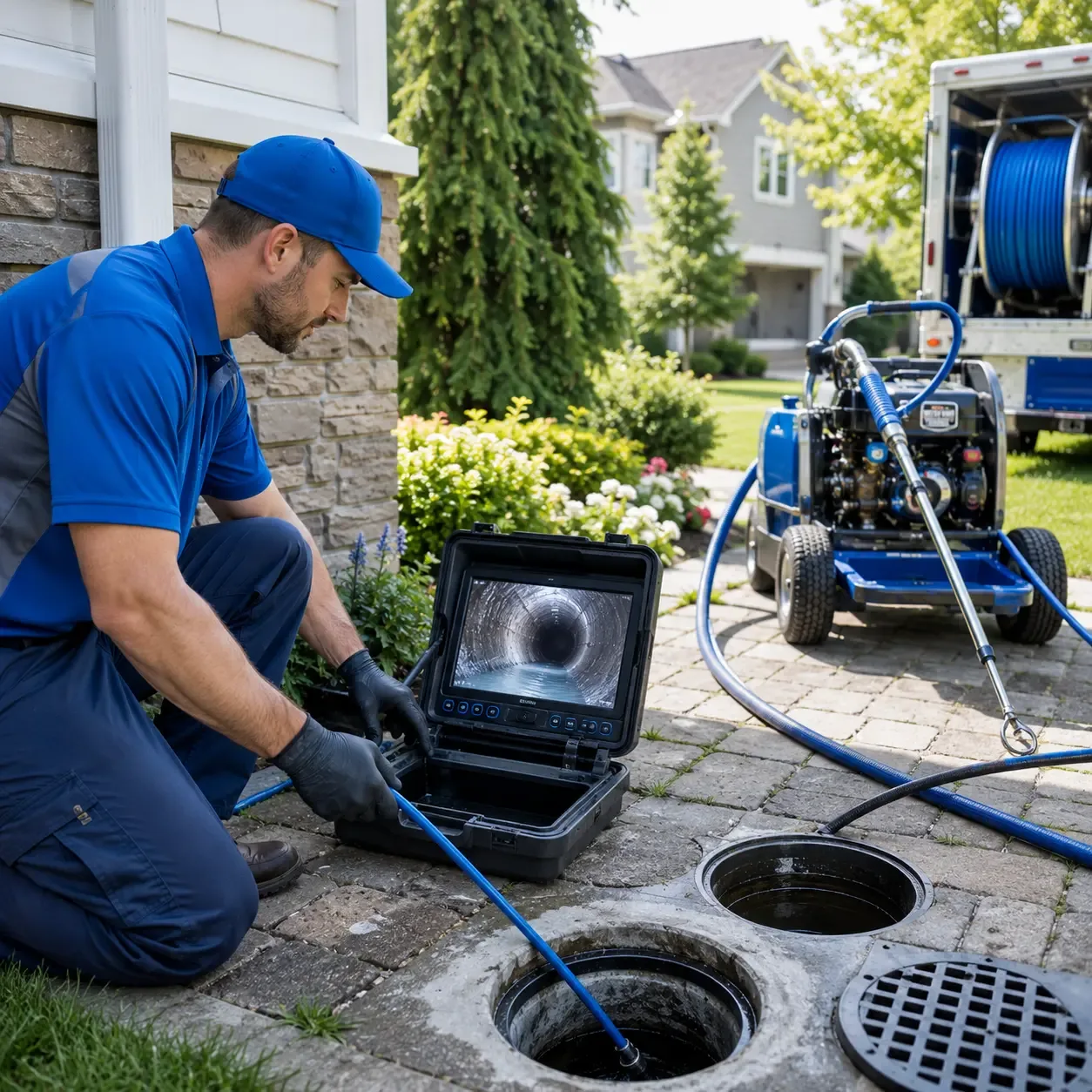 Outdoor drain cleaning professionals serving Wendell Depot, MA