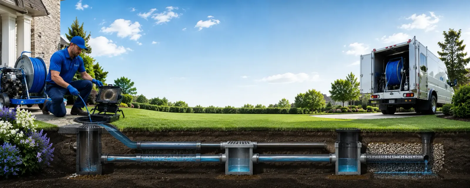 Outdoor drain cleaning information for Wendell Depot, MA